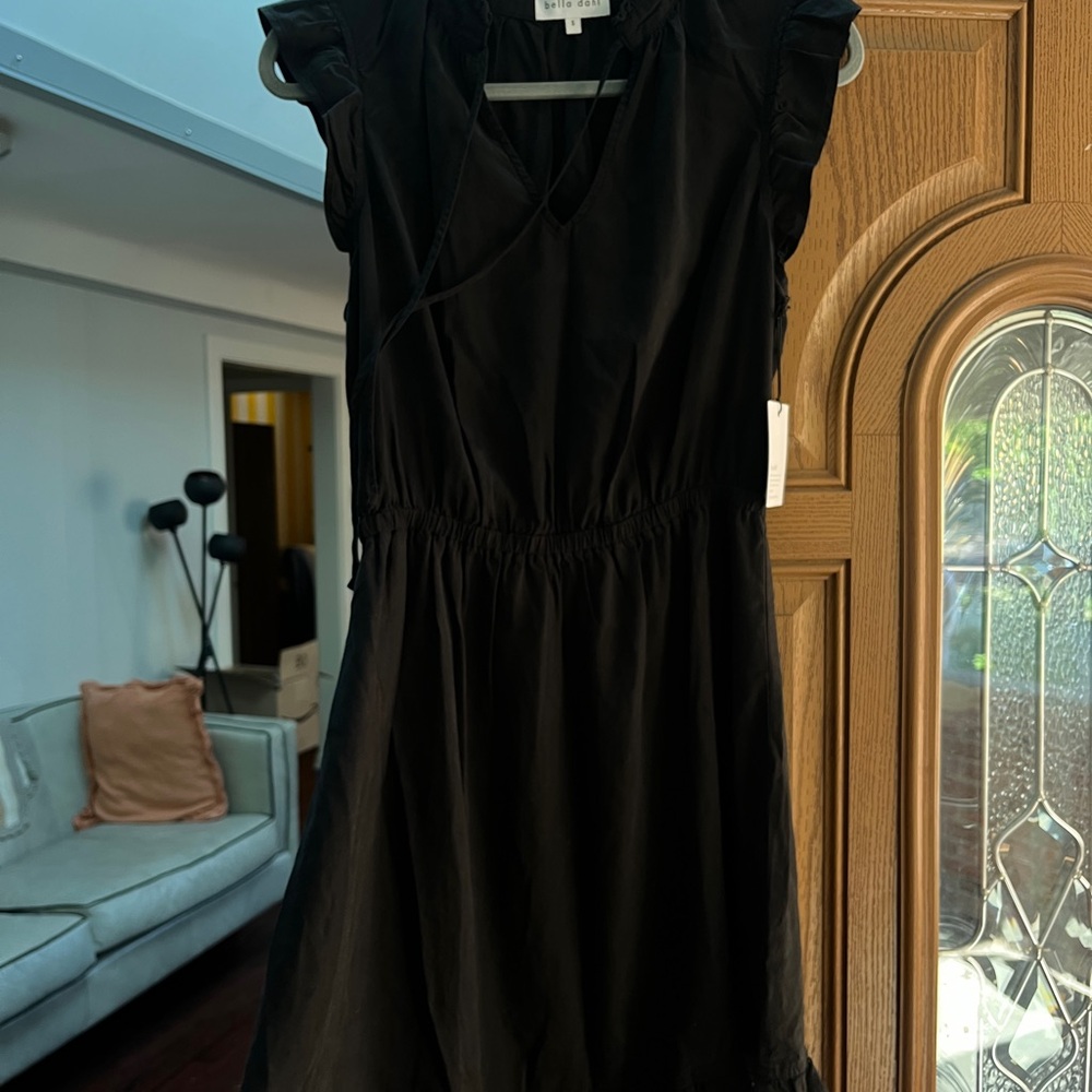 NWT Bella Dahl Elegant Black Mini Dress